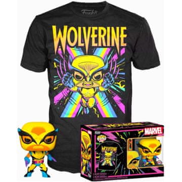 Northix Črna svetlobna figura Marvel Wolverine, 6-palčna zbirateljska igrača