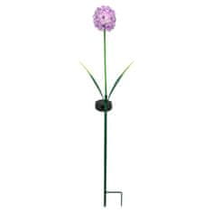 EXNER Dekorativna LED roža na palčki, lila, višina 70 cm