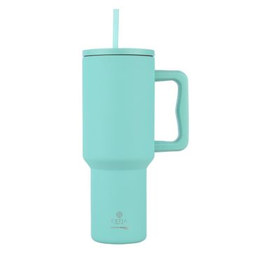 shumee Termo vrček Bermuda Green 1200 ml z metino slamico