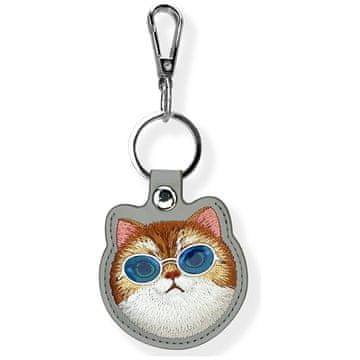 shumee Ovitek/obesek za ključe Nimmy Glasses Cool Cat siv