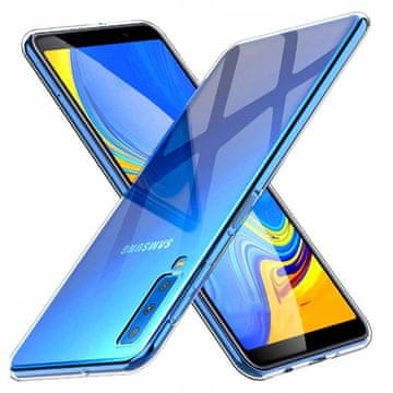 shumee Prozoren zadnji ovitek za Samsung A7 2018 + steklo