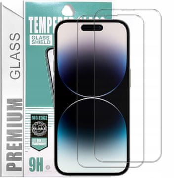 shumee 2x kaljeno steklo PremiumGlass 9H za iPhone 14 Pro