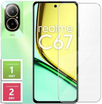 shumee Kaljeno steklo za realme C67 4G 9H zaščitno steklo