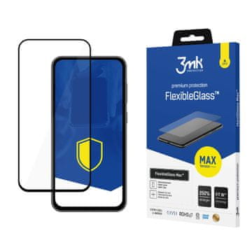 shumee Samsung Galaxy S23 FE - 3mk FlexibleGlass Max črna