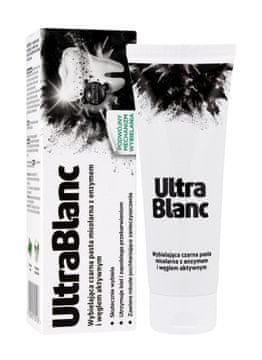 shumee Ultrablanc belilna črna zobna pasta z ogljem 75 ml