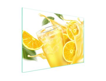 shumee Steklena zaščitna plošča za štedilnik 70x52 Fruit
