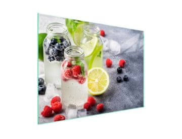 shumee Steklena zaščitna plošča za štedilnik 70x52 Fruit