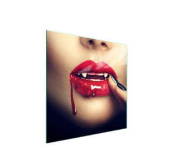 shumee Steklena zaščitna plošča za štedilnik 50x52 Mouth