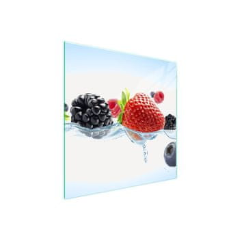 shumee Steklena zaščitna plošča za štedilnik 50x52 Fruit
