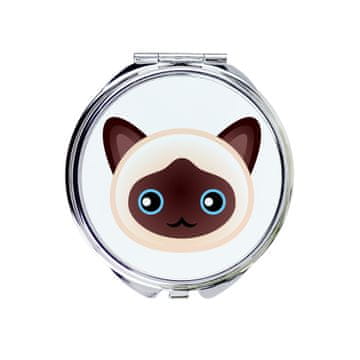 Artdog Birman - žepno ogledalo za torbico znamke Art-Dog