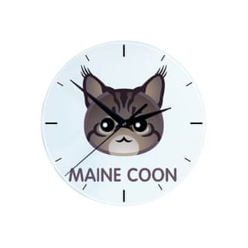 Artdog Maine Coon - MDF ura z grafiko in napisom Art-Dog
