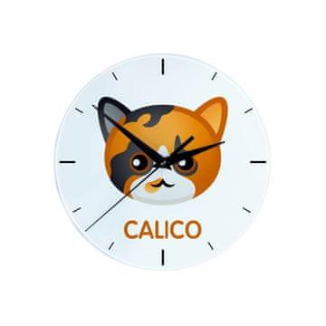 Artdog Kaliko Cat - MDF ura z grafiko in napisom Art-Dog