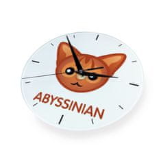 Artdog Abyssinian - MDF ura z grafiko in napisom Art-Dog