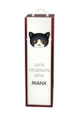 Artdog Manx - vinska škatla z grafiko in napisom Art-Dog