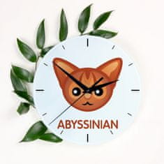 Artdog Abyssinian - MDF ura z grafiko in napisom Art-Dog