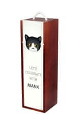 Artdog Manx - vinska škatla z grafiko in napisom Art-Dog