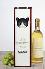 Artdog Manx - vinska škatla z grafiko in napisom Art-Dog