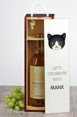 Artdog Manx - vinska škatla z grafiko in napisom Art-Dog
