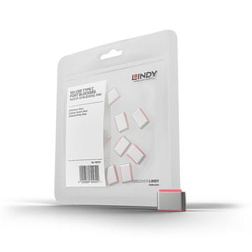 Lindy Lindy 40437 Bloker vrat USB tipa C roza 10 kosov.