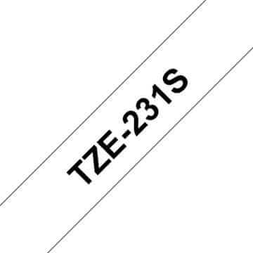 Brother Brother TZE231S2 etiketirni trakovi črno-beli TZe