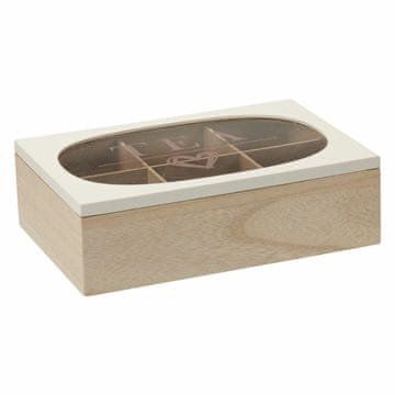 shumee Posoda za čaj s 6 predelki, glazirana, 24 x 16 cm
