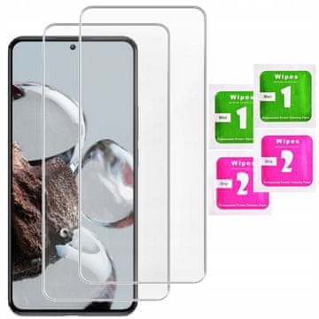 shumee 2x kaljeno steklo za Xiaomi 12T/12T PRO steklo 9H