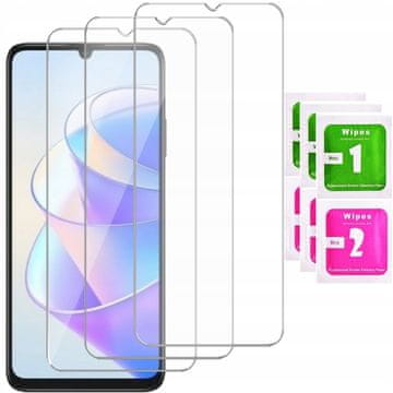 shumee 3x kaljeno steklo za Honor X7A glass 9H | 3-PAKET