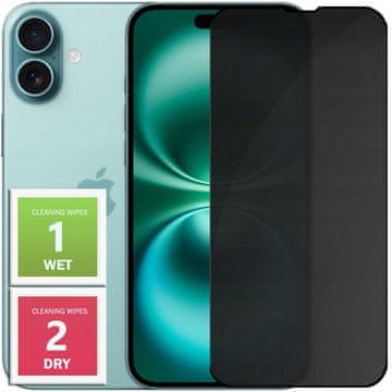 shumee Kaljeno steklo proti vohunjenju za iPhone 16 Plus