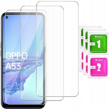 shumee 3x kaljeno steklo ZA OPPO A53 steklo 9H | 3-PAKET