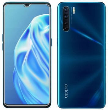 shumee 3x kaljeno steklo ZA OPPO A91 steklo 9H | 3-PAKET