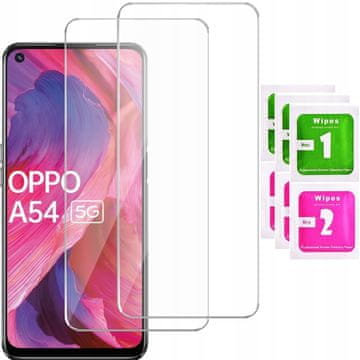 shumee 2x kaljeno steklo ZA OPPO A54 steklo 9H | 2-paket