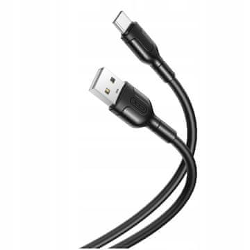 shumee Kabel XO NB212 USB - USB-C 1,0 m 2,1 A črne barve