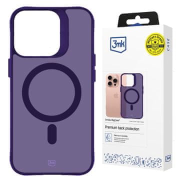 3MK Apple iPhone 16 Pro Max - 3mk Smoke MagCase vijoličen