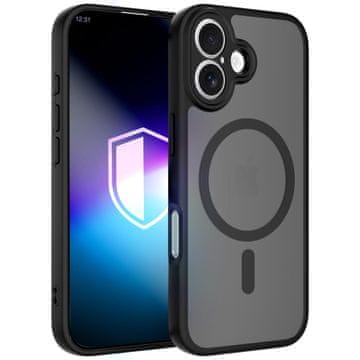 3MK Ovitek za Apple iPhone 17 - 3mk Misty MagCase črn