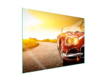 shumee Steklena zaščitna plošča za štedilnik 70x52 Auto