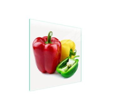 shumee Steklena zaščita za kuhalno ploščo 50x52 Paprika