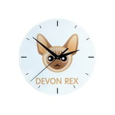 Artdog Devon Rex - MDF ura z grafiko in napisom Art-Dog