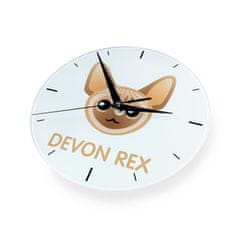 Artdog Devon Rex - MDF ura z grafiko in napisom Art-Dog