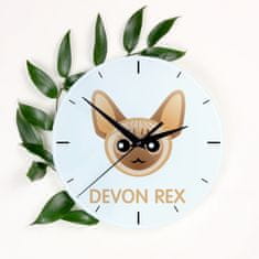 Artdog Devon Rex - MDF ura z grafiko in napisom Art-Dog