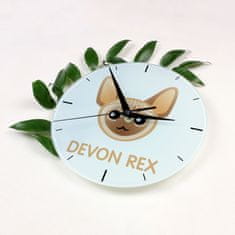 Artdog Devon Rex - MDF ura z grafiko in napisom Art-Dog
