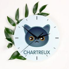 Artdog Chartreux - MDF ura z grafiko in napisom Art-Dog