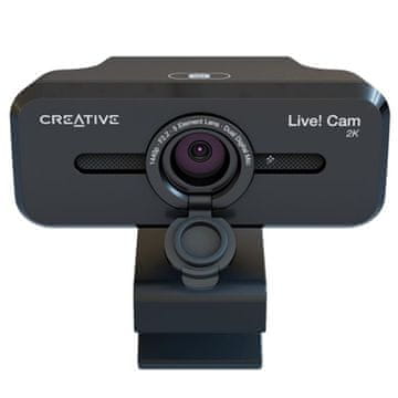 Creative Spletna kamera Creative Sync V32K QHD črne barve