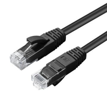MicroConnect Omrežni kabel RJ45 MC-UTP6A0015S črne barve 0,15 m Cat6a U/UTP