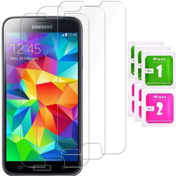 shumee 3x kaljeno steklo za Samsung Galaxy S5 | 3-PAKET