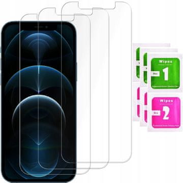 shumee 3x kaljeno steklo ZA iPhone 12 PRO MAX zaščitno steklo ZA zaslon 9H 3 kosi