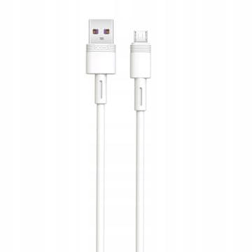 shumee Polnilni kabel XO USB - microUSB tip B, 1 m, bel