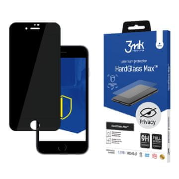 3MK Apple iPhone 8 - 3mk HardGlass Max Privacy Black