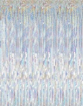 Zavesa za zabavo, holografska, 90x250 cm, 1 kos.