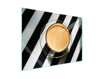 shumee Steklena zaščita za kuhalno ploščo 70x52 Coffee