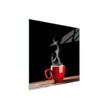 shumee Steklena zaščita za kuhalno ploščo 50x52 Coffee